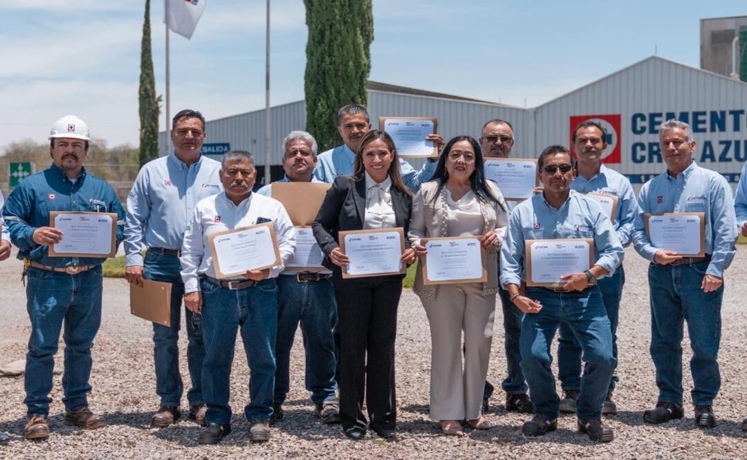 La fábrica de Cemento Cruz Azul Aguascalientes celebra su 25 aniversario; refuerza su compromiso con el desarrollo regional. Foto: Especial