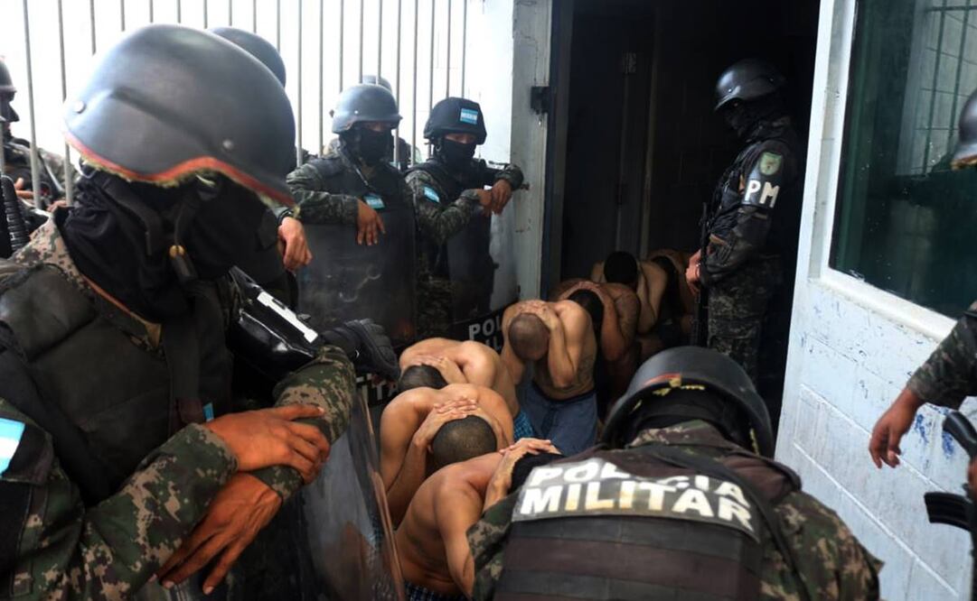 Operativo en penal de Honduras. Foto: EFE