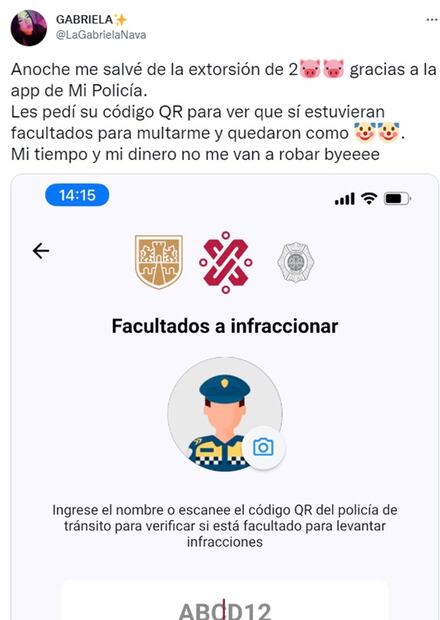 Mujer se salva de ser extorsionada por policías gracias a app "Mi Policía"; así funciona