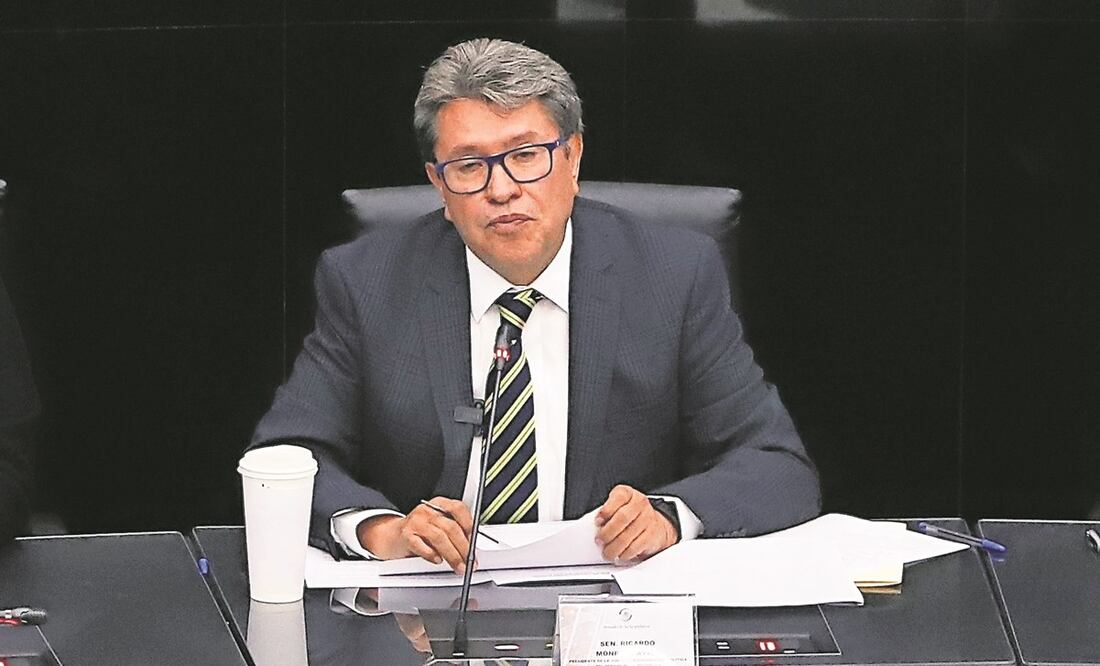 El senador Ricardo Monreal revela que ya le llamó el líder de Morena, Mario Delgado, para invitarlo al mitin en Coahuila. Foto: Archivo/EL UNIVERSAL.