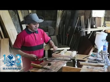 El taller donde hicieron el bastón de mando de AMLO