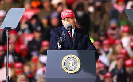 En pleno mensaje en vivo, cadenas de TV en EU cortan discurso de Donald Trump