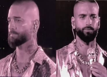 Maluma se lanza contra las redes sociales en pleno concierto: "son una mierda"