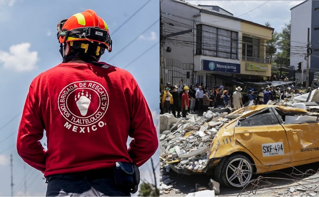 Colombia frena ayuda de los Topos Tlatelolco tras terremoto de 7.4. Foto: Archivo / EL UNIVERSAL y EFE