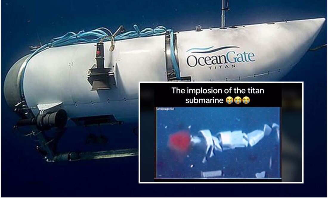 Sumergible Titán. Foto: Archivo y TikTok @tuc.ae
