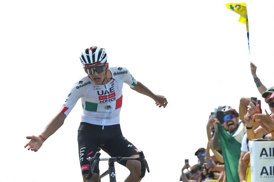Isaac del Toro en el Tour Auvergne-Rhones-Alpes - Foto: AFP