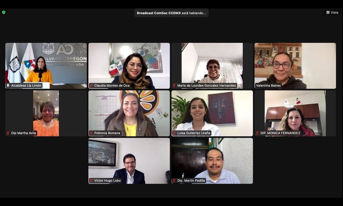 Durante su exposición, Lía Limón refirió que durante este año se han invertido 370 millones de pesos para el mantenimiento urbano. FOTO: Especial/EL UNIVERSAL/