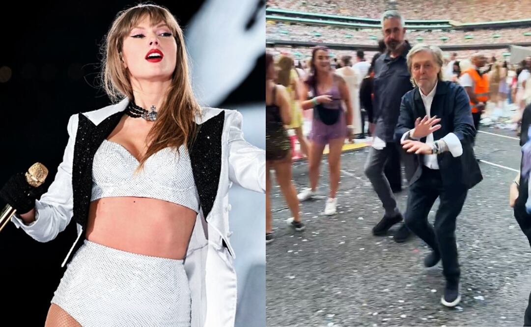 Sir Paul McCartney se presentó en el último concierto que Taylor Swift ofreció en Londres.
Fotos: Instagram y X