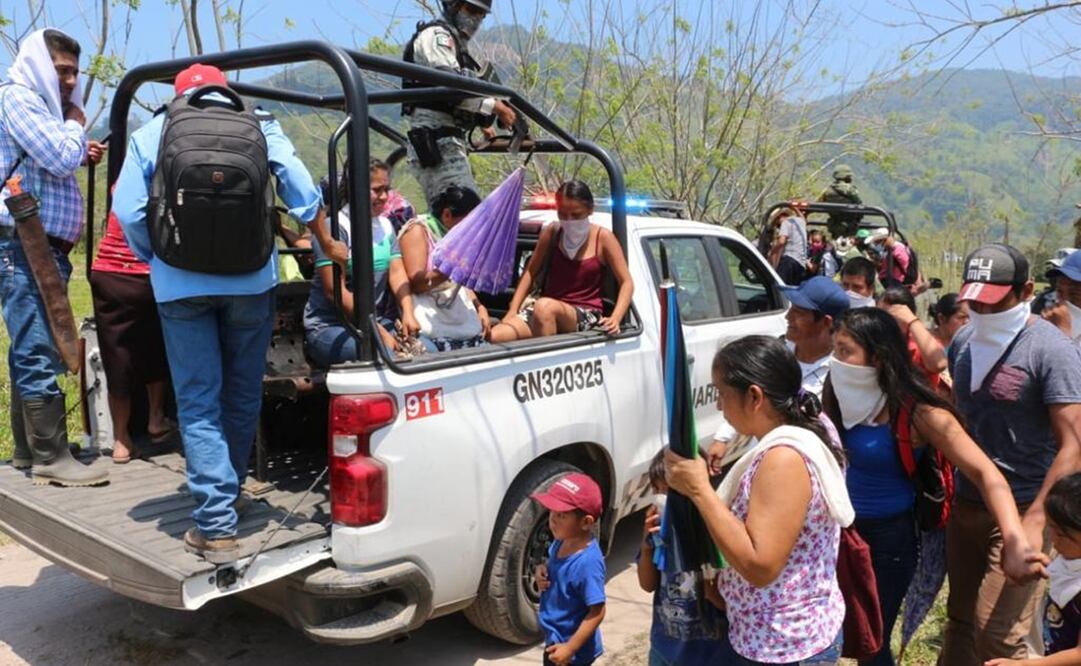 Pobladores de la zona aledaña al Chichonal participaron en un simulacro con hipótesis de erupción volcánica en la localidad Ribera Esquipulas Guayabal de Chapultenango. Foto: Especial