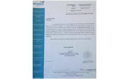 Obligan a trabajadores a asistir a informe en Motozitla, Chiapas