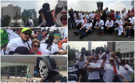 Luchadores realizan peregrinación a La Villa