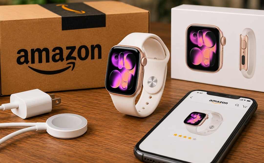 El Apple Watch Series 11 GPS es uno de los relojes inteligentes más completos de Apple. Foto: IA