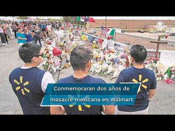 Ebrard viaja a Texas para conmemorar dos años del tiroteo en Walmart donde murieron mexicanos   