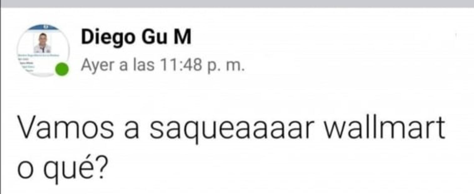 Exárbitro "invita" a saquear una tienda en plena crisis por el Coronavirus