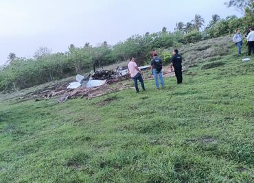 Avioneta se desploma en Lázaro Cárdenas, Michoacán; recuperan 2 cuerpos