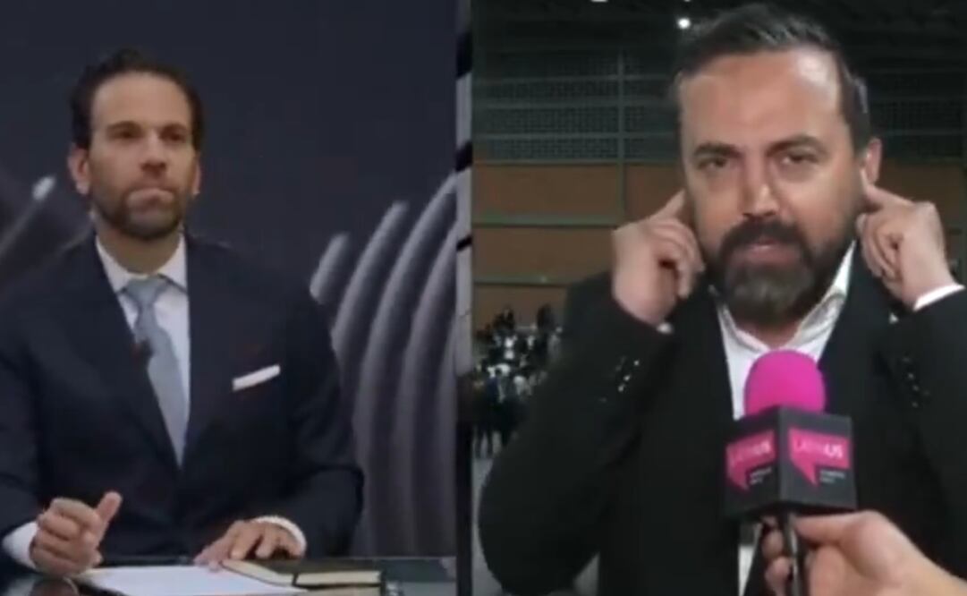 Carlos Loret de Mola y el diputado Arturo Ávila. Foto: Captura