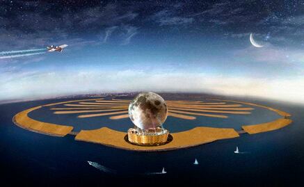 ¿La Luna en Dubái? Empresario apuesta por construir réplica de 5 mil mdd