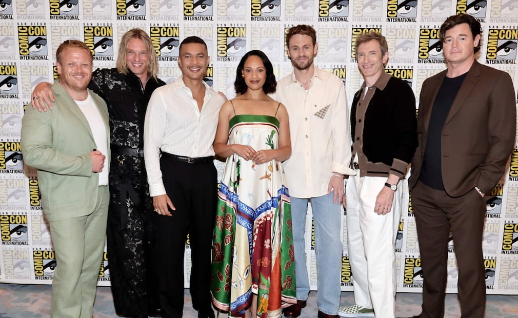 Elenco de "El señor de los anillos: Los anillos de poder". Foto: AFP.