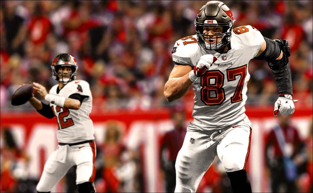 Brady y Gronkowski. Foto: Twitter