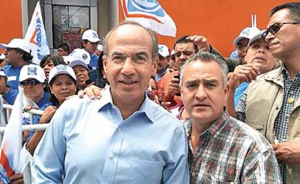 Calderón apoya campañas azules