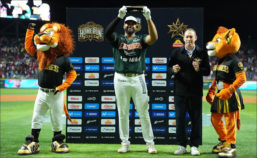 Art Charles se robó los corazones de la Ciudad de México porque ganó el Derby de Cuadrangulares 2025 de la LMB / FOTO: Imago7