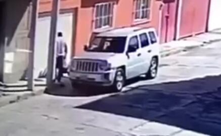 Video. Captan robo a casa en Toluca