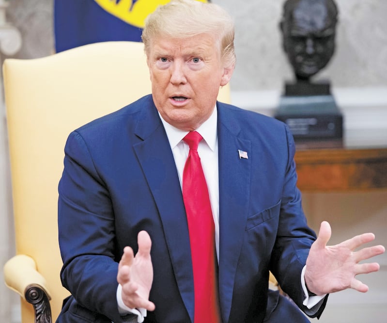 La ratificación del T-MEC puede demorarse en Estados Unidos, debido al juicio político contra Donald Trump. Foto: SAÚL LOEB. AFP