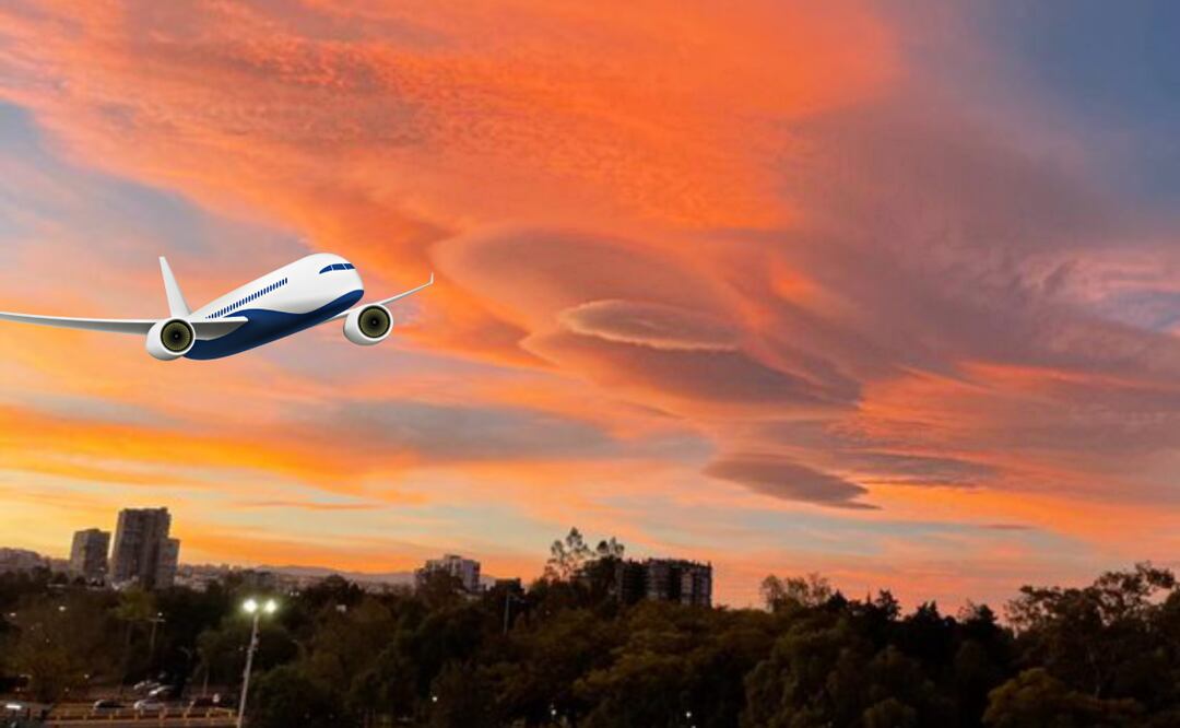 La UNAM responde si las nubes lenticulares podrían afectar los vuelos. Foto: Especial