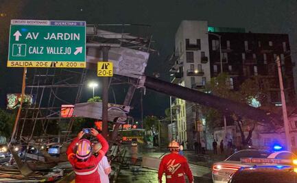 Tras tormenta eléctrica, cae espectacular en la alcaldía GAM; descartan heridos