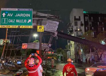 Tras tormenta eléctrica, cae espectacular en la alcaldía GAM; descartan heridos