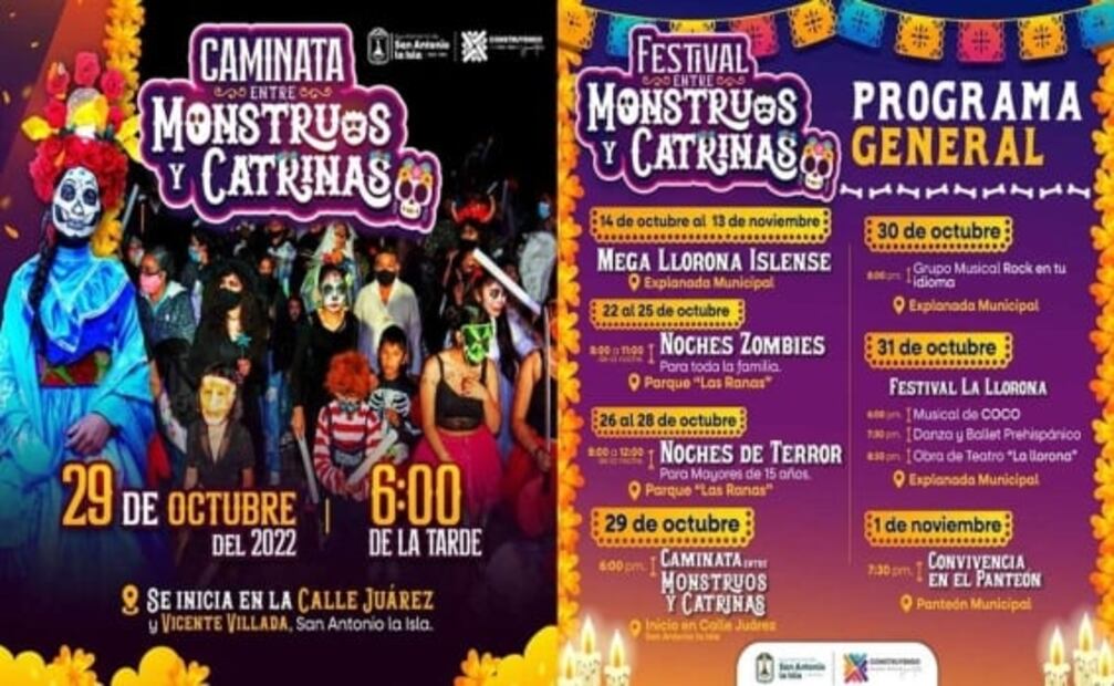 Catrinas gigantes, pan de muerto, música y más ofrece el Edomex para festejar el Día de Muertos