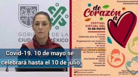 Propone Sheinbaum festejar día de las Madres el 10 de julio