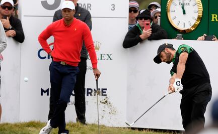 Abraham Ancer pierde ante Tiger Woods en la President's Cup