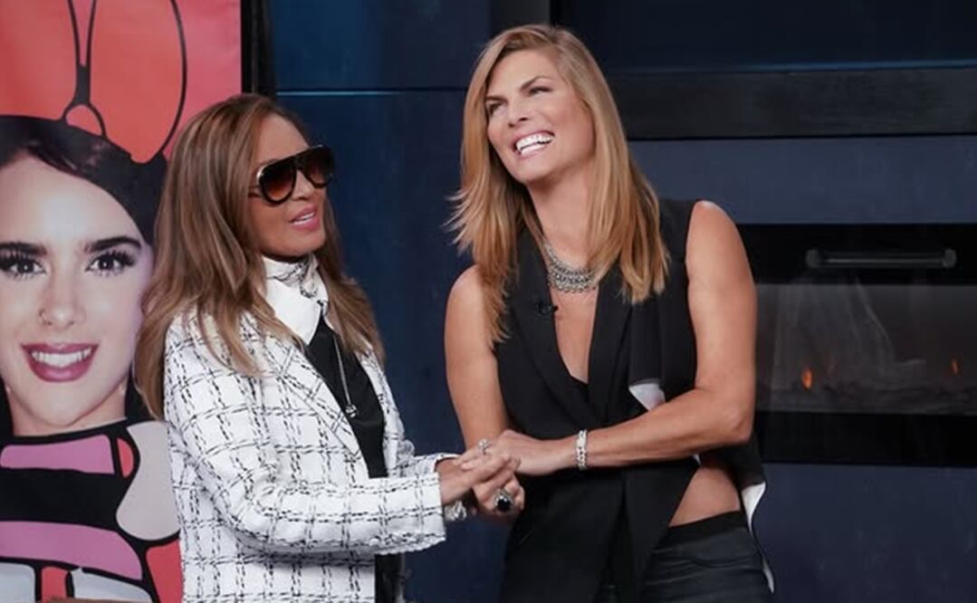 Yolanda Andrade agradece a su amiga Montserrat Oliver.