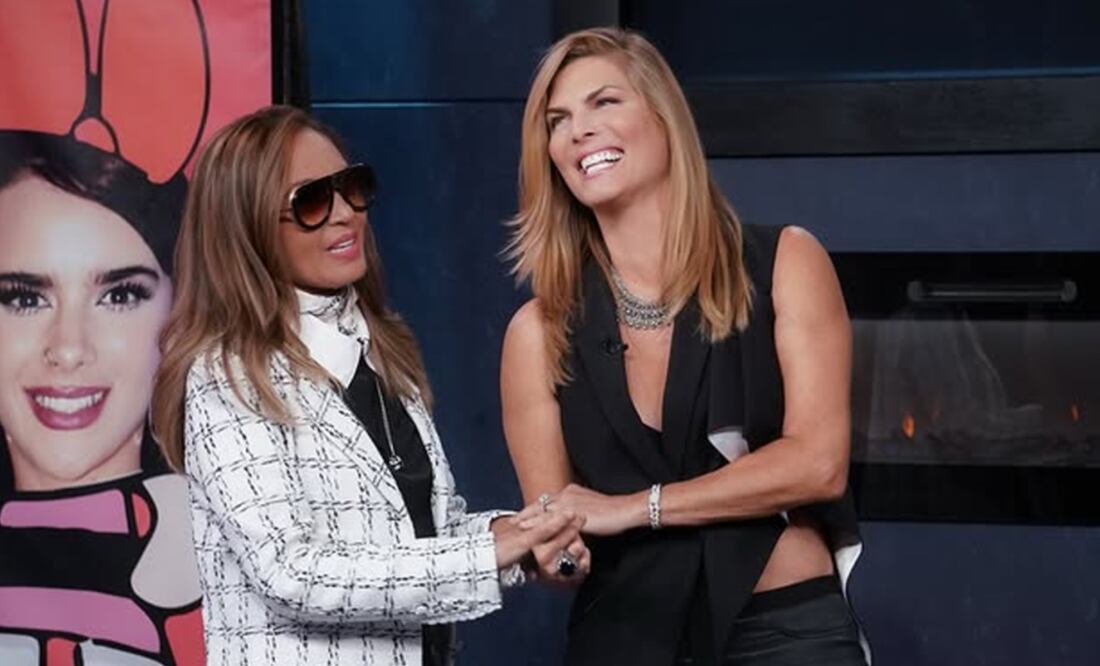 Yolanda Andrade agradece a su amiga Montserrat Oliver.