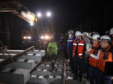 Video. Sheinbaum muestra los avances en la remodelación de la Línea 1 del Metro