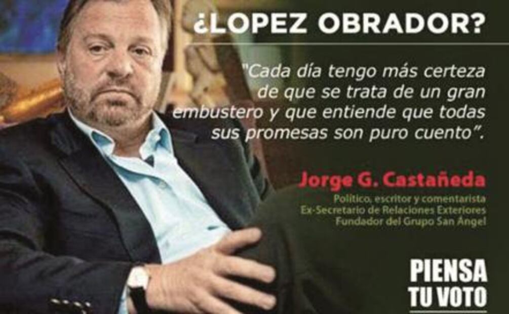 Usan imagen de intelectuales contra AMLO