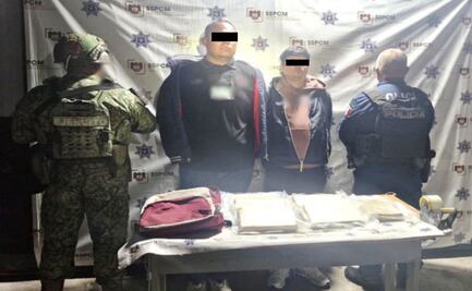 En tres días autoridades federales detienen a 65 personas en flagrancia; aseguran 58 kilos de droga en 9 entidades