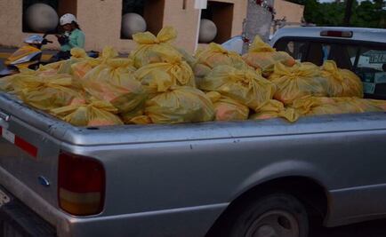 Detienen a ingenieros por acumular despensas de "apoyo" a damnificados