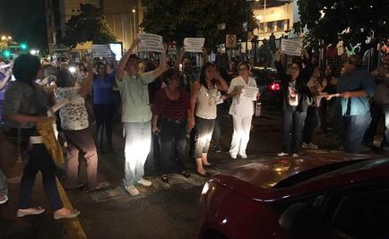 Trabajadores de la Salud protestan en Veracruz; reclaman pago de salarios