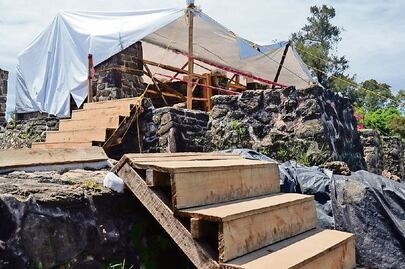 Sismo reveló templo oculto en pirámide