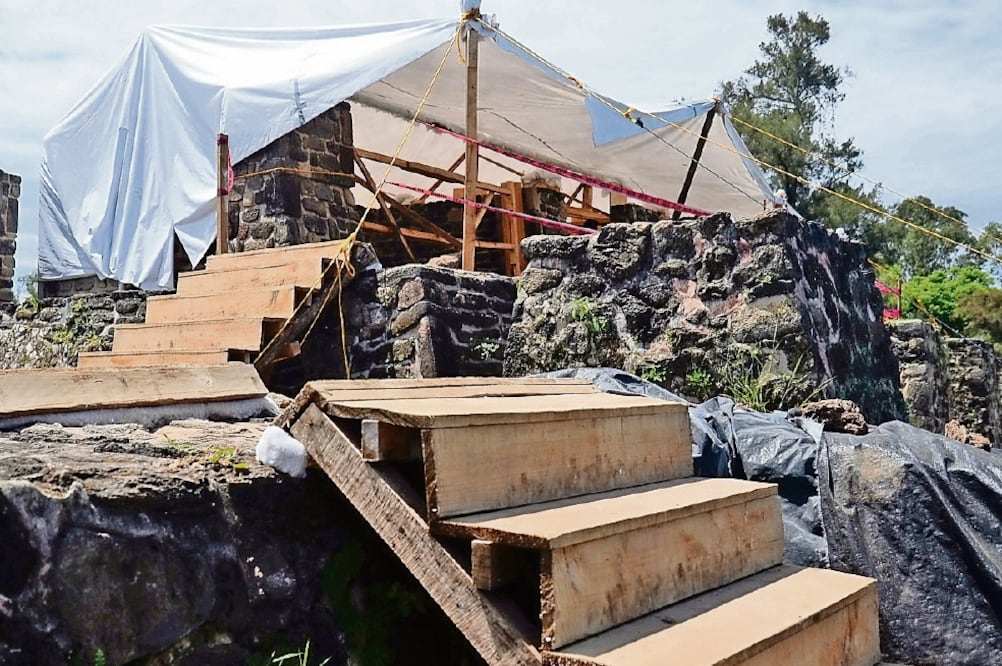Especialistas aseguran que el estilo de doble templo en Teopanzolco influyó la arquitectura en el Templo Mayor. (TONY RIVERA. EL UNIVERSAL)