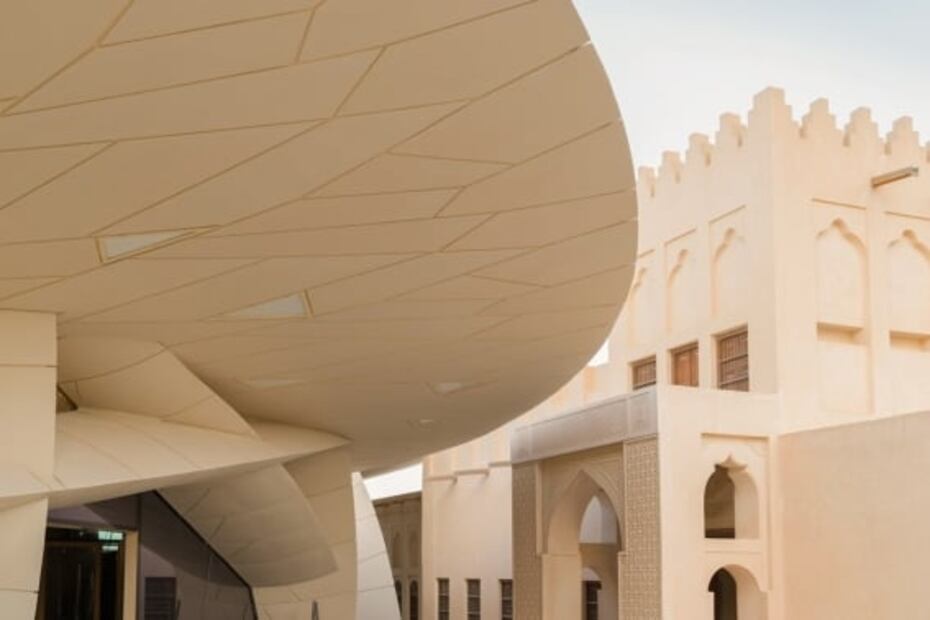 El impresionante museo de Qatar con forma de rosa del desierto