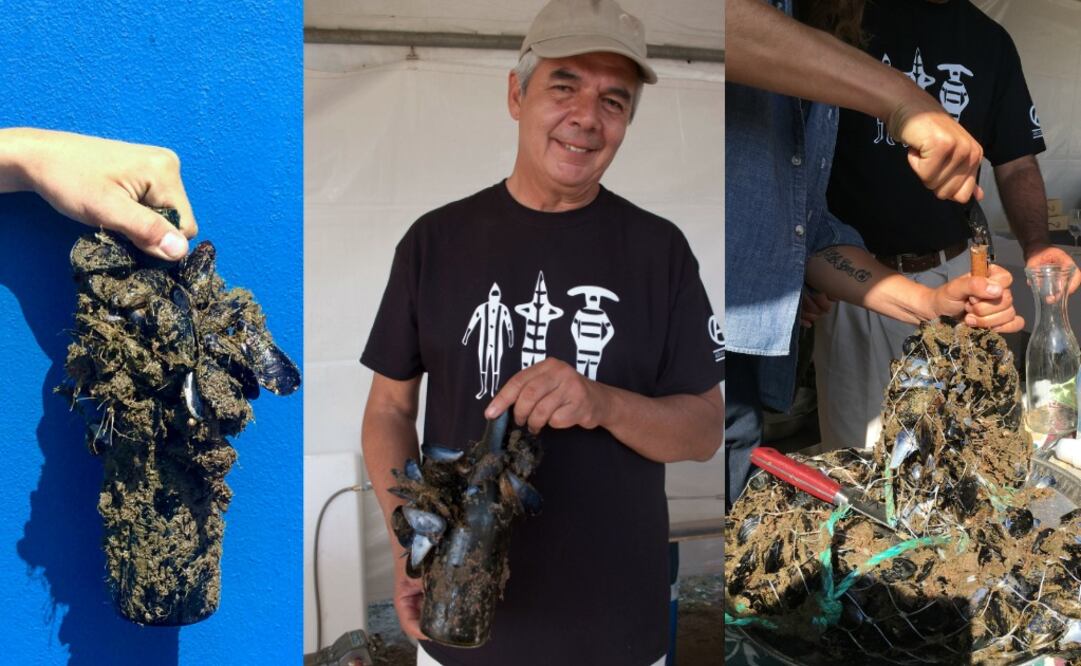 Hugo D’Acosta aprovecha la profundidad marina para añejar un vino y crear alrededor de él un ecosistema donde habitan mejillones