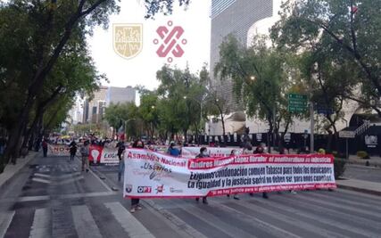 Manifestaciones en CDMX para este martes 11 de enero