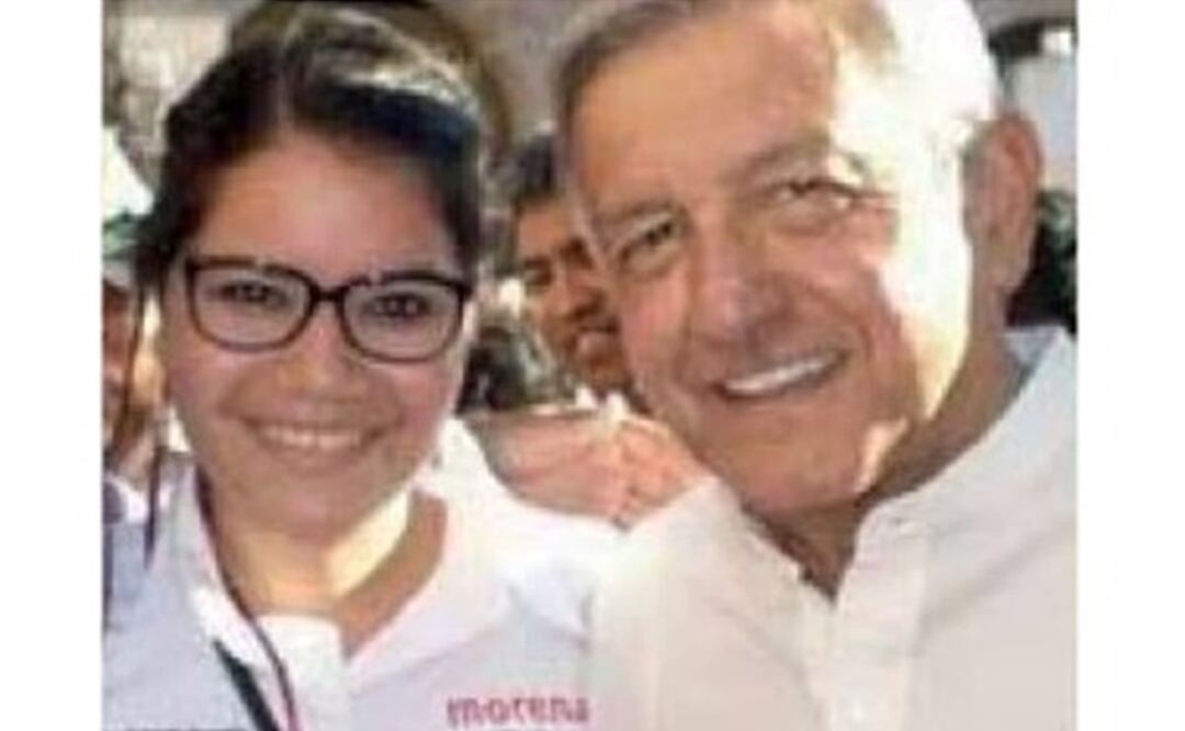 Carolina Rangel Gracida, titular de Desarrollo en Michoacán, ha difundido imágenes al lado del presidente López Obrador. Foto: Especial