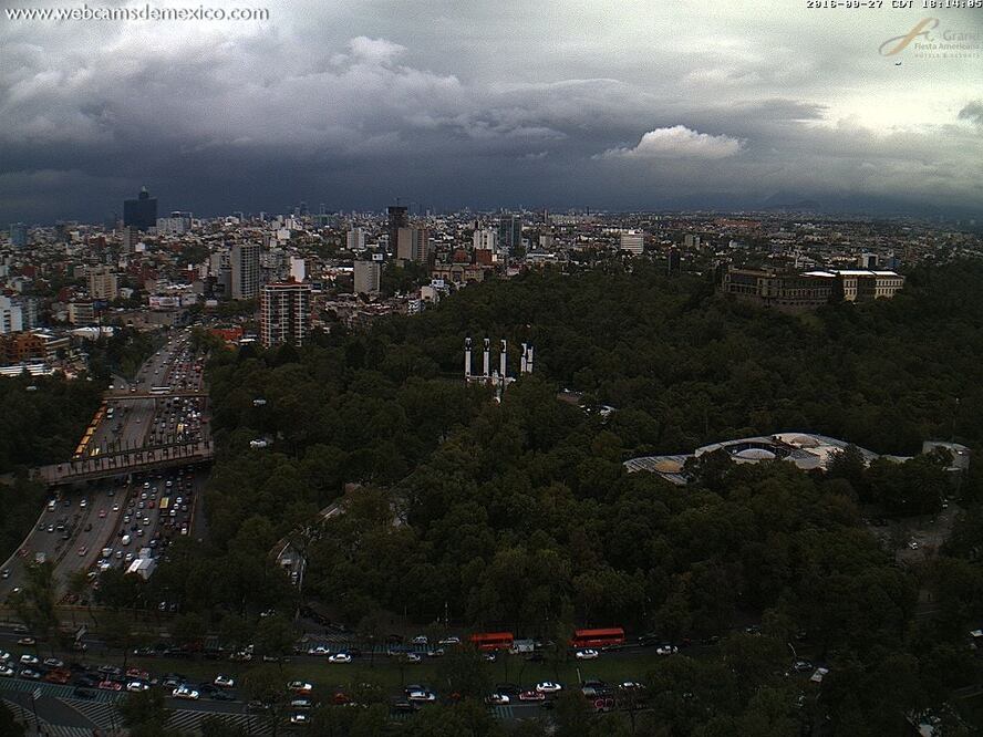 Imagen tomada del Twitter de Webcams de México 