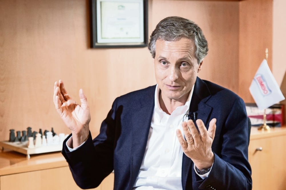 El directivo de Grupo Bimbo opina que la humanidad vive una de sus mejores etapas, si se le compara con épocas pasadas (GERMÁN ESPINOSA. EL UNIVERSAL)