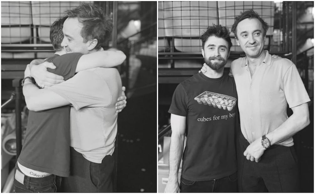Daniel Radcliffe y Tom Felton.
Foto: Instagram.