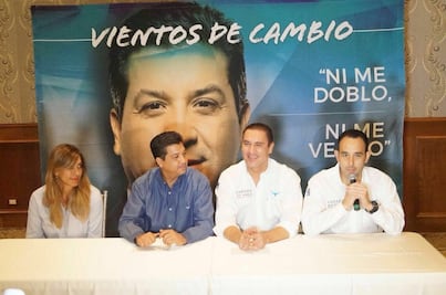 Garantizaré alternancia pacífica en Tamaulipas: Cabeza de Vaca